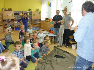 Byliśmy w przedszkolu w Bystrej!