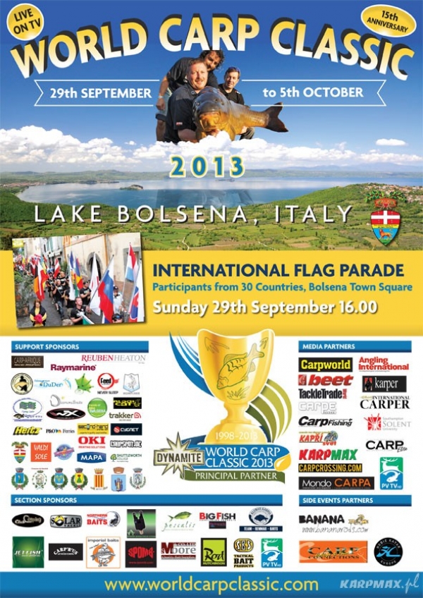 Robert Budziński - nasz człowiek na World Carp Classic